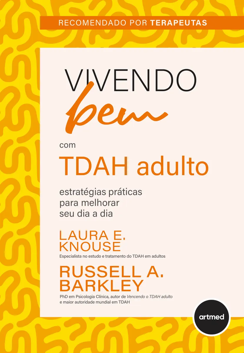 Capa do livro Vivendo bem com TDAH adulto.